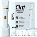 KINGTEE 5-in-1 Electric Bikini Trimmer Waterproof Hair Removal