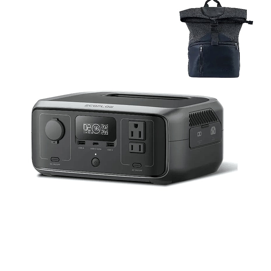 EcoFlow River 3 230Wh Portable Power Station with AC output