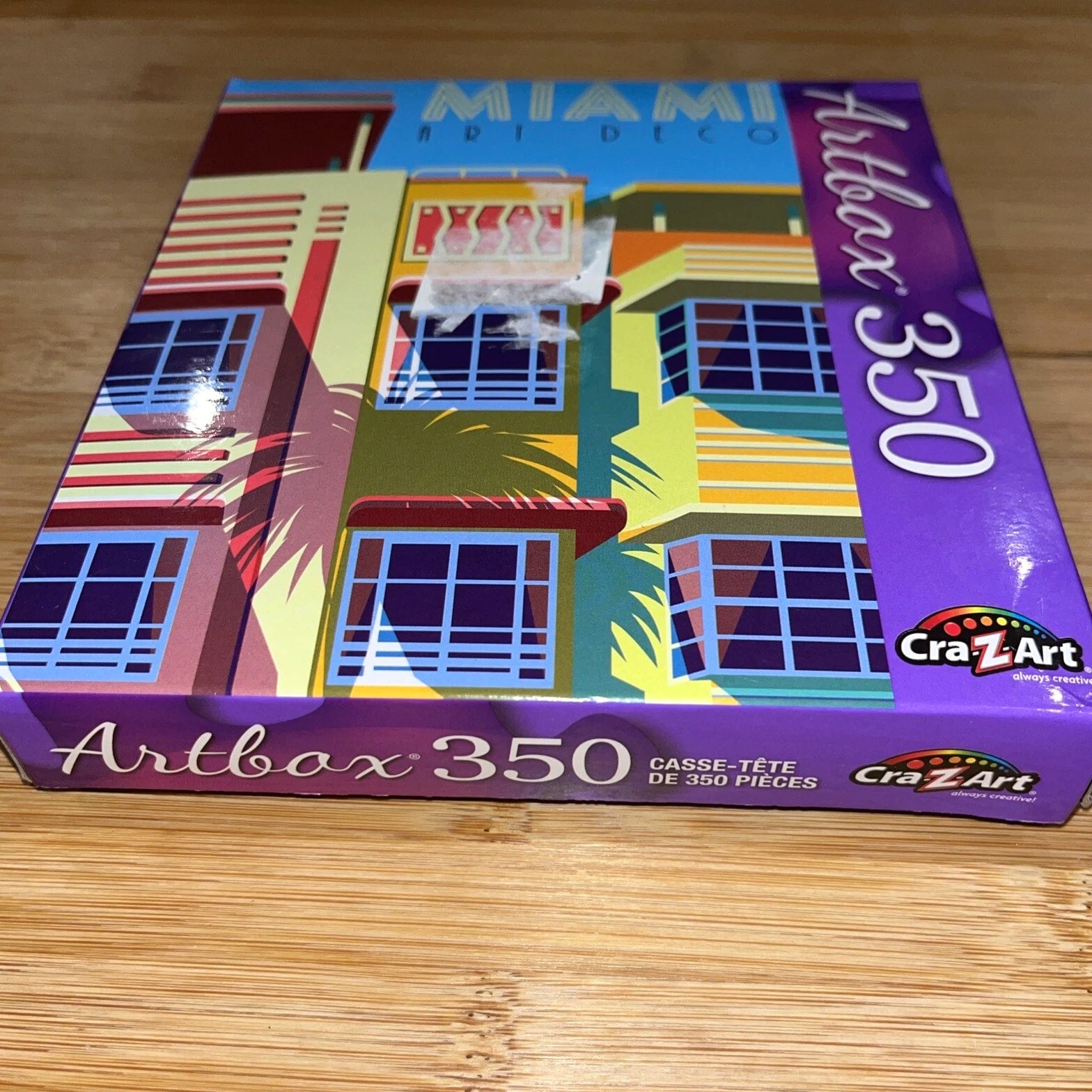 Miami Art Deco Puzzle 350 Pieces Colorful Buildings NEW SEALED Artbox