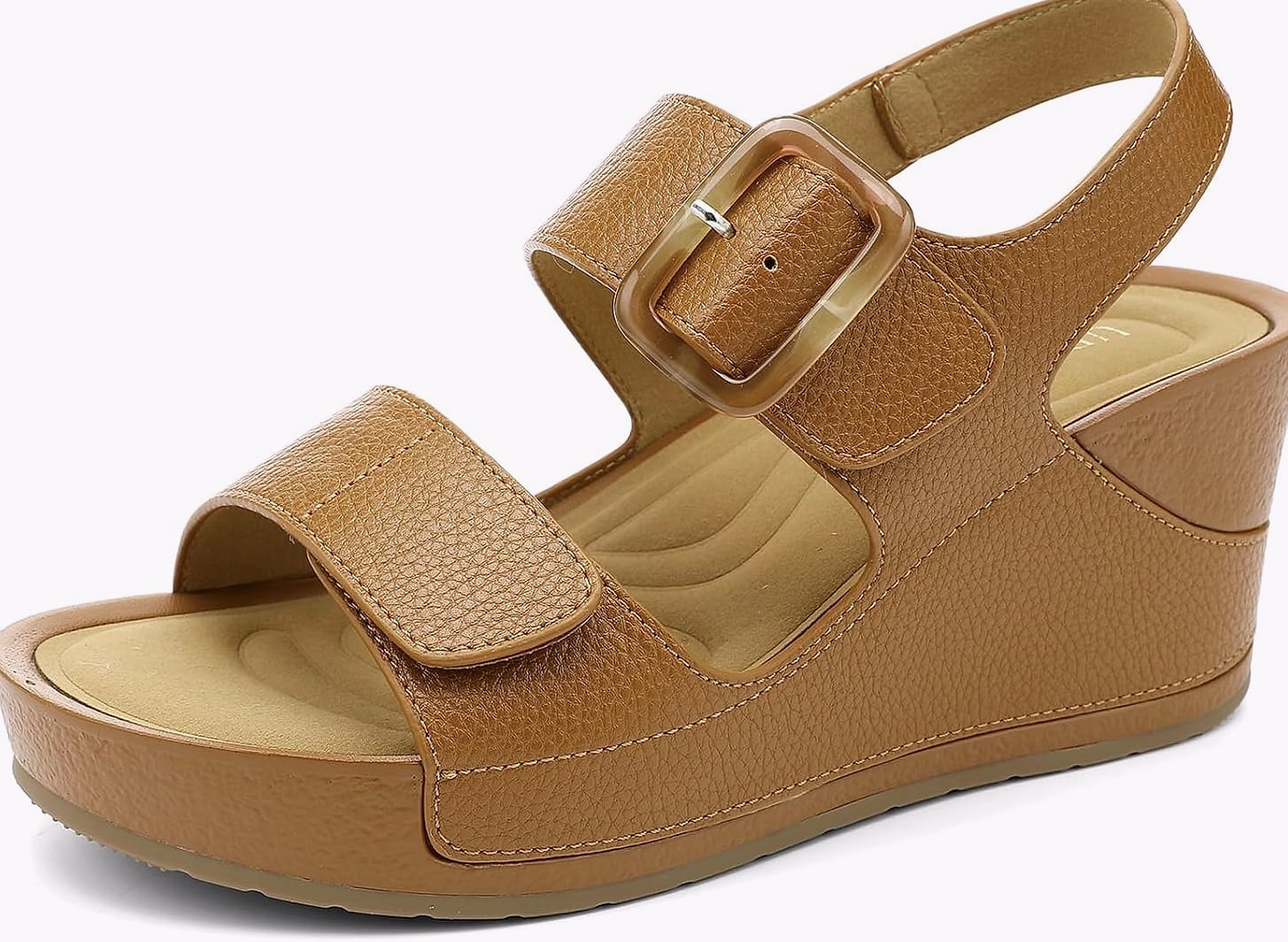 UBFEN Women's Wedge Platform Sandals Comfortable Summer Chunky Heel