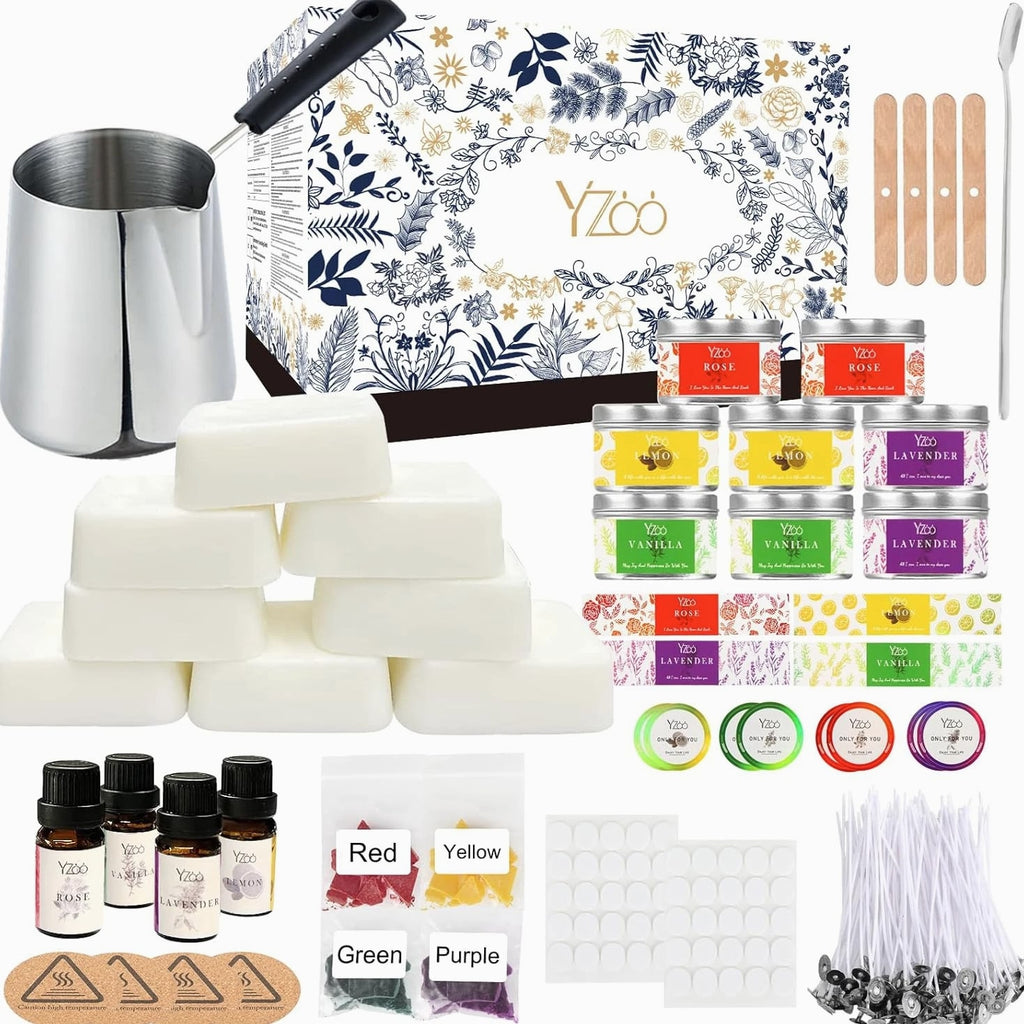 Complete Candle Making Kits for Adults & Beginners, DIY Candle Making Supplies Inc