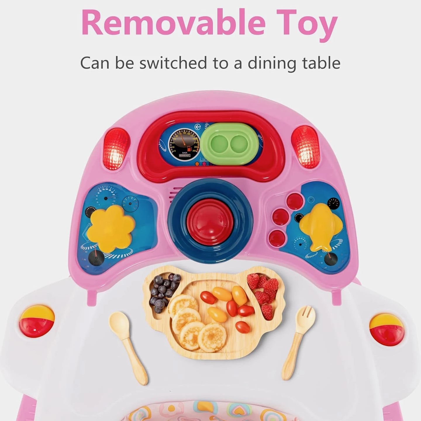 Baby Walker, 5 in 1 behind Walker Learning Seated Rocker Bouncer with Removable