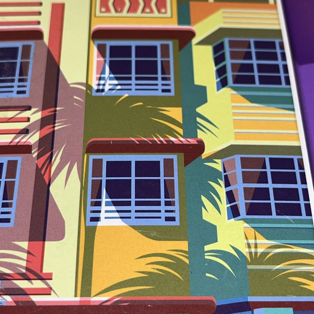 Miami Art Deco Puzzle 350 Pieces Colorful Buildings NEW SEALED Artbox