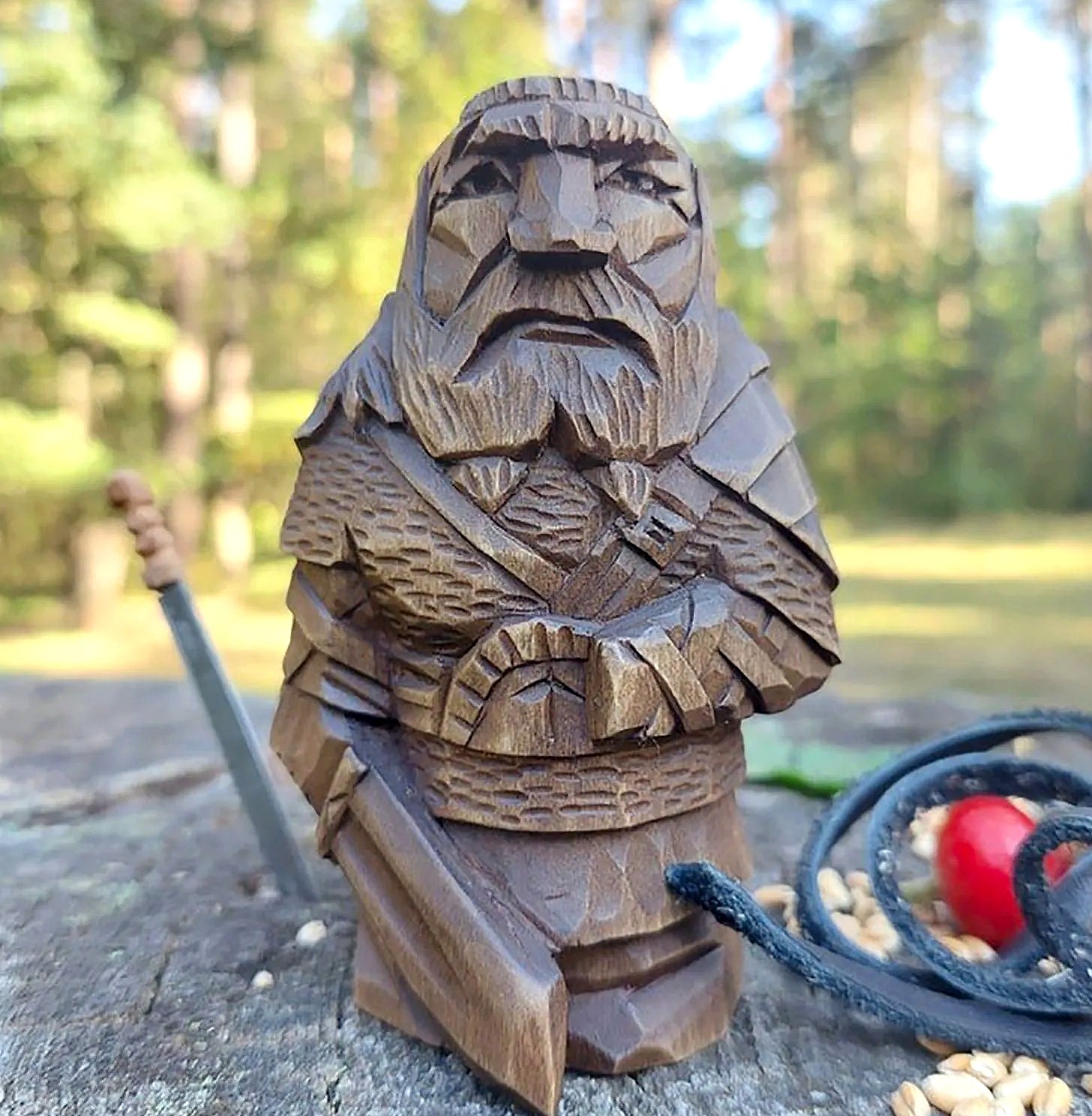 Odin Thor Tyr Ulfhednar Norse Pagan Resin Viking Statue