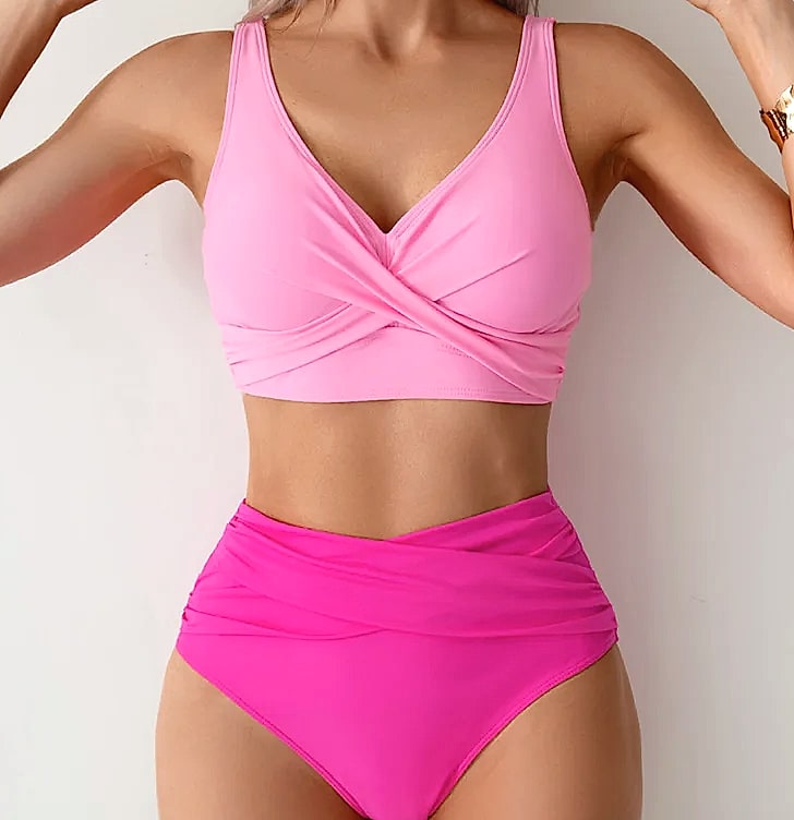 Barupshe High Waist Bikini Push Up Swimsuit Women