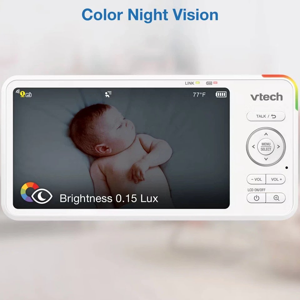 V-Tech 5.5" HD Smart Fixed Position Video Baby Monitor