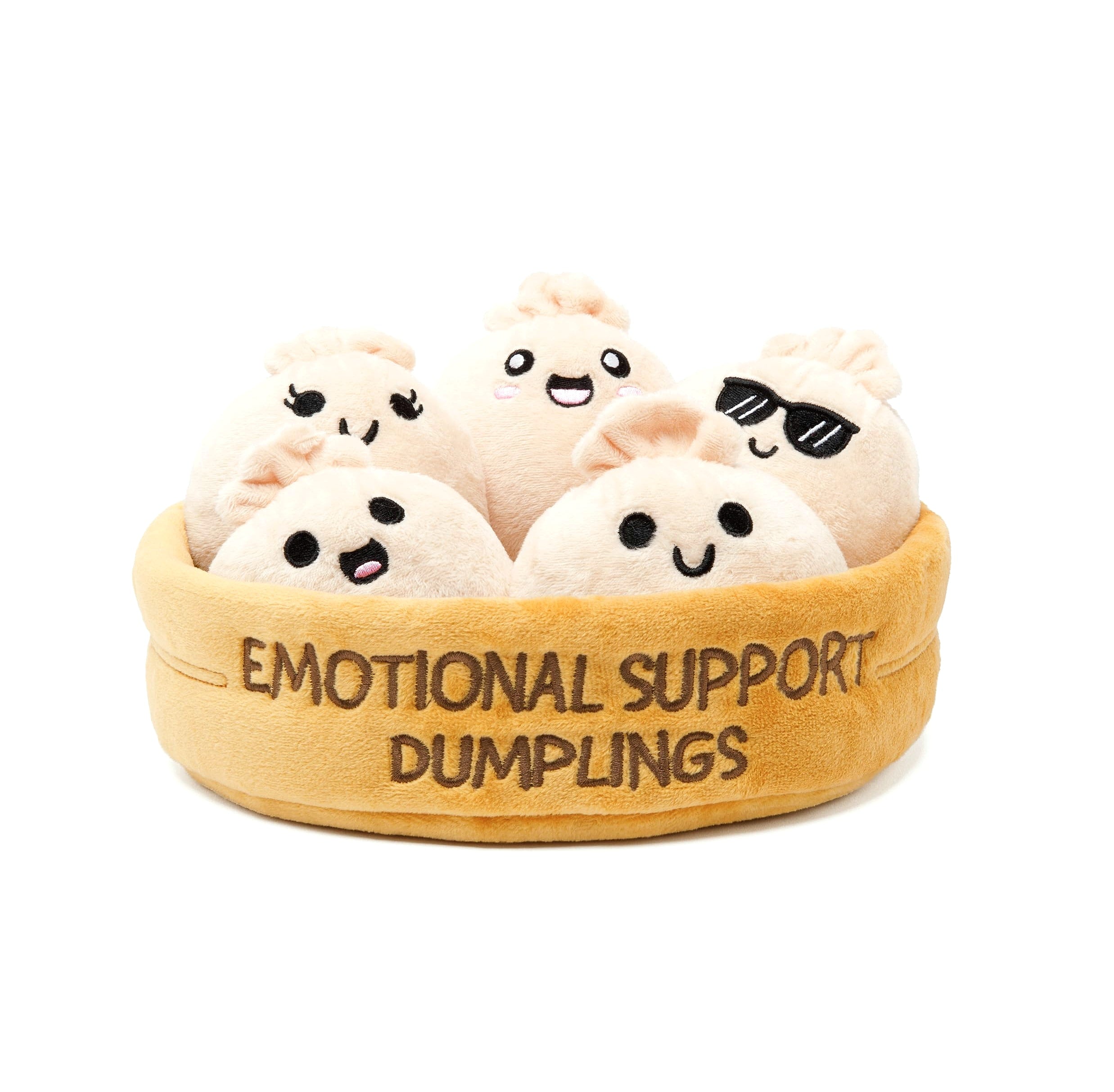 WHAT DO YOU MEME Emotional Support Dumplings Plush Toy Set
