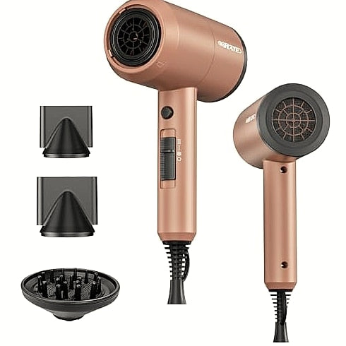 SHRATE Ionic Hair Dryer with Diffuser, 1800W Professional Blow Dryer
