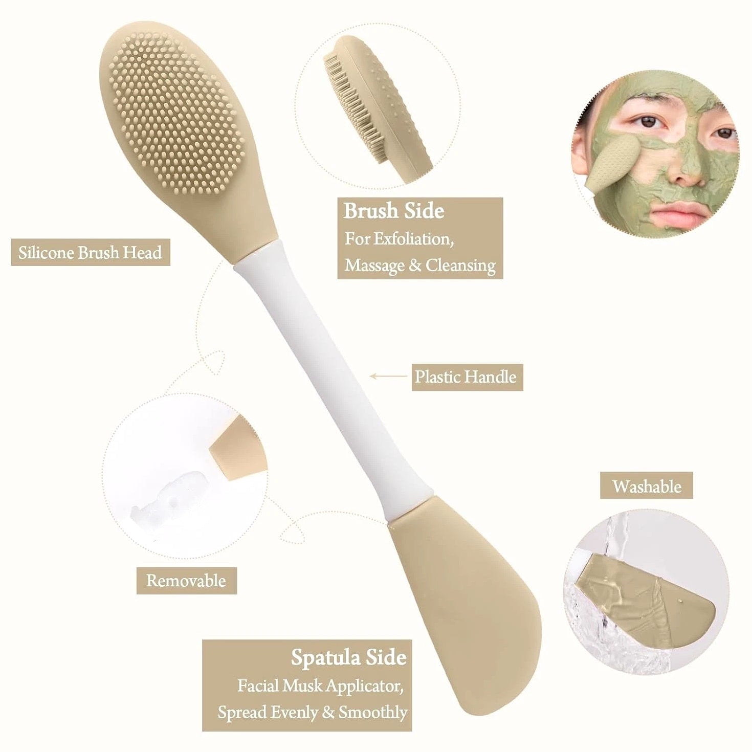Luxury Facial Roller & Gua Sha Set - Skin Tightening Spa Kit for Lymphatic Drainage