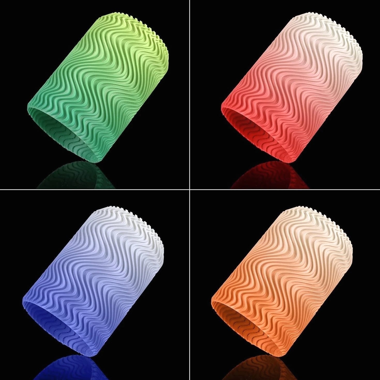 Vibrant Temperature Change PLA Filament for 3D Printers - 4 Colors, 200g Spools