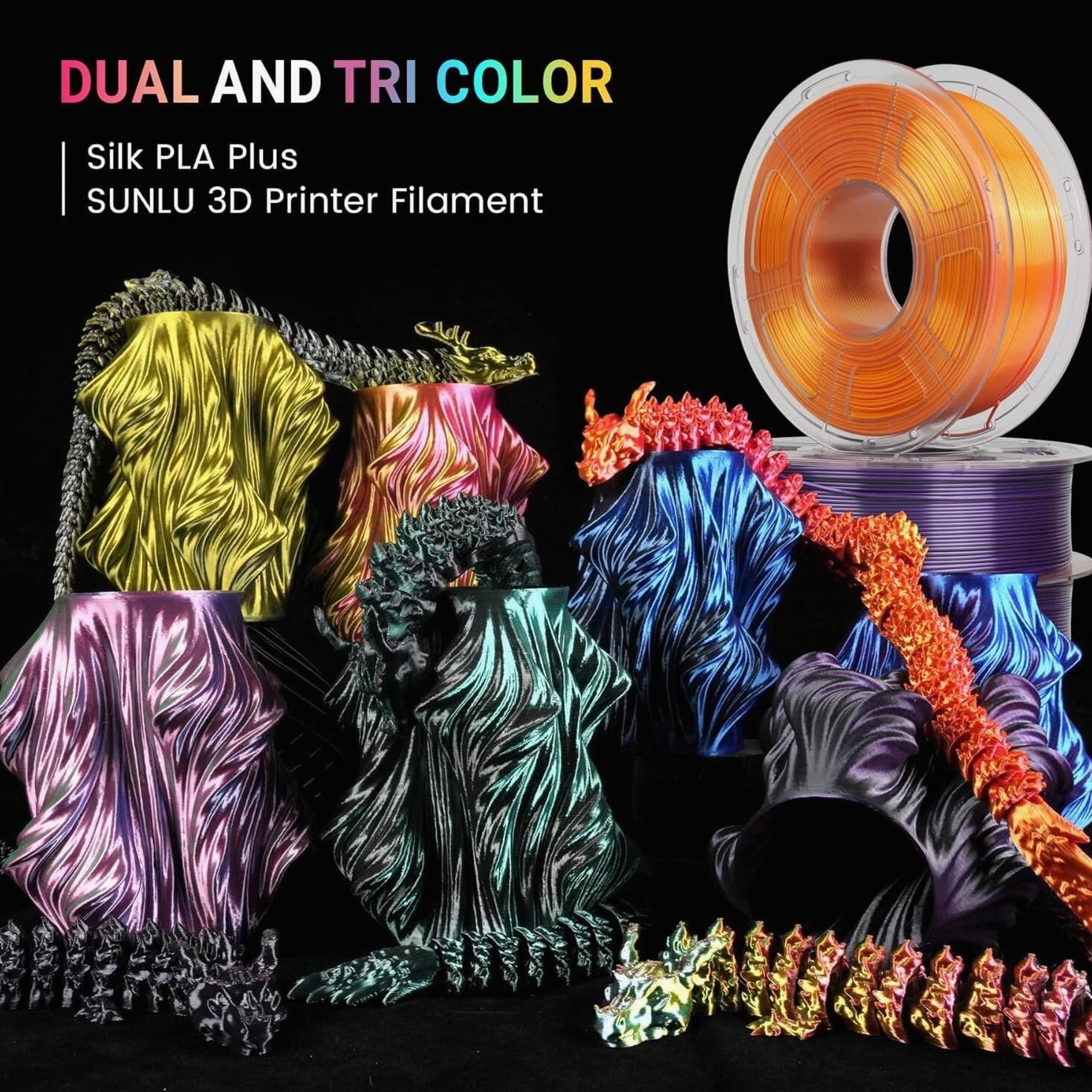 【BUY 10 PAY 6】JAYO PLA PETG Matte PLA+ SILK ABS ASA 3D Filament 1.1KG 1.75mm