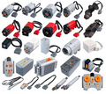 MOC Power Functions Verbesserte Version M L XL Servo Roter Motor Technischer Teil Bausteinspielzeugzubehör Kompatibel mit der Marke