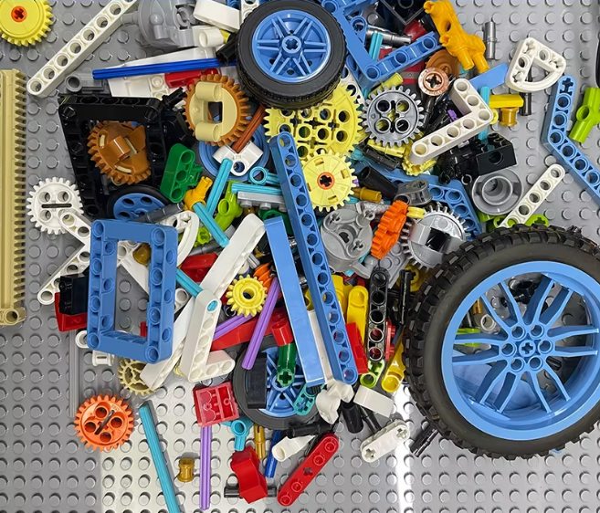 MOC Power Functions Verbesserte Version M L XL Servo Roter Motor Technischer Teil Bausteinspielzeugzubehör Kompatibel mit der Marke