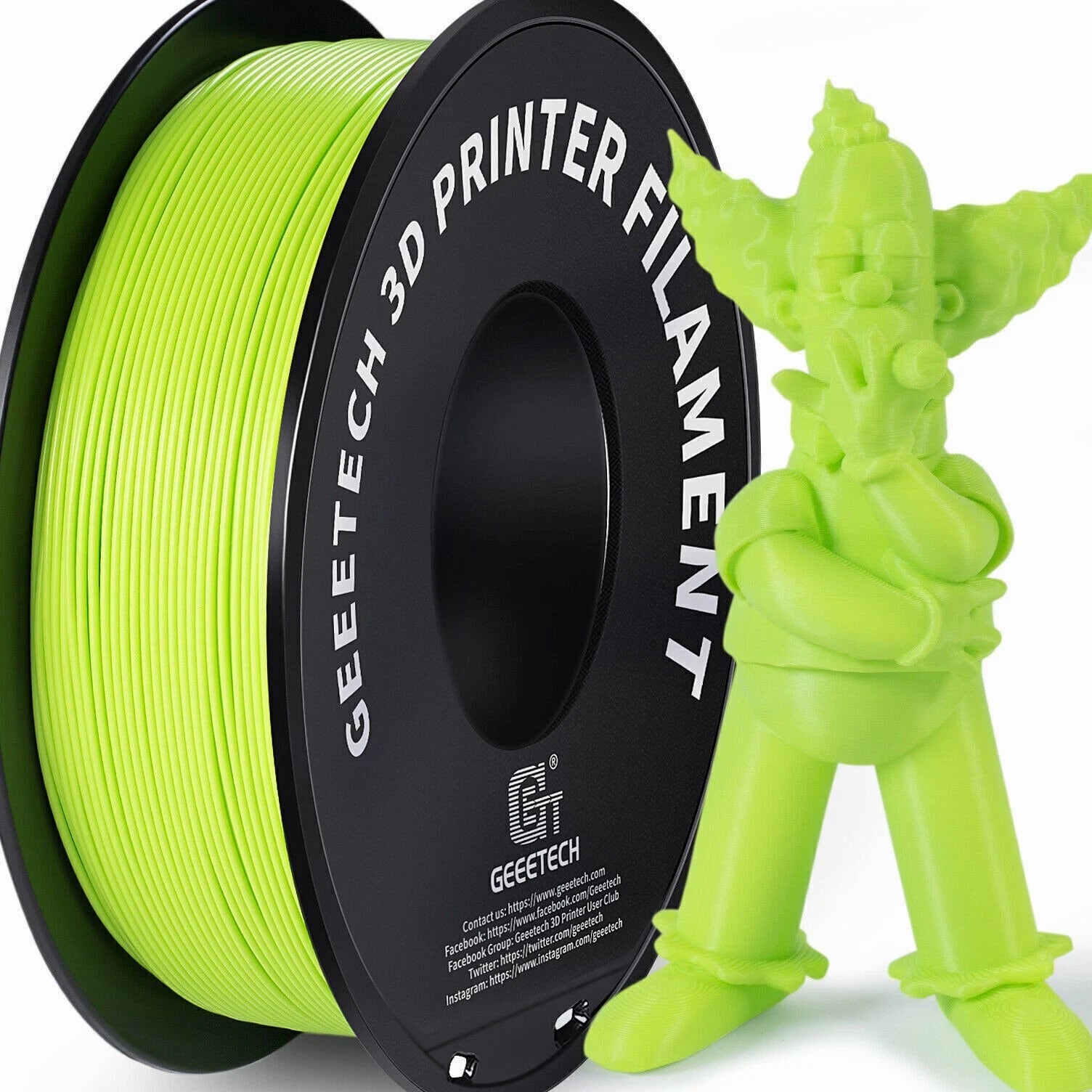 【Buy 6 Get 4 Free,Add 10】GEEETECH 3D Printer Filament PLA/ABS+/PETG/TPU/Resin US
