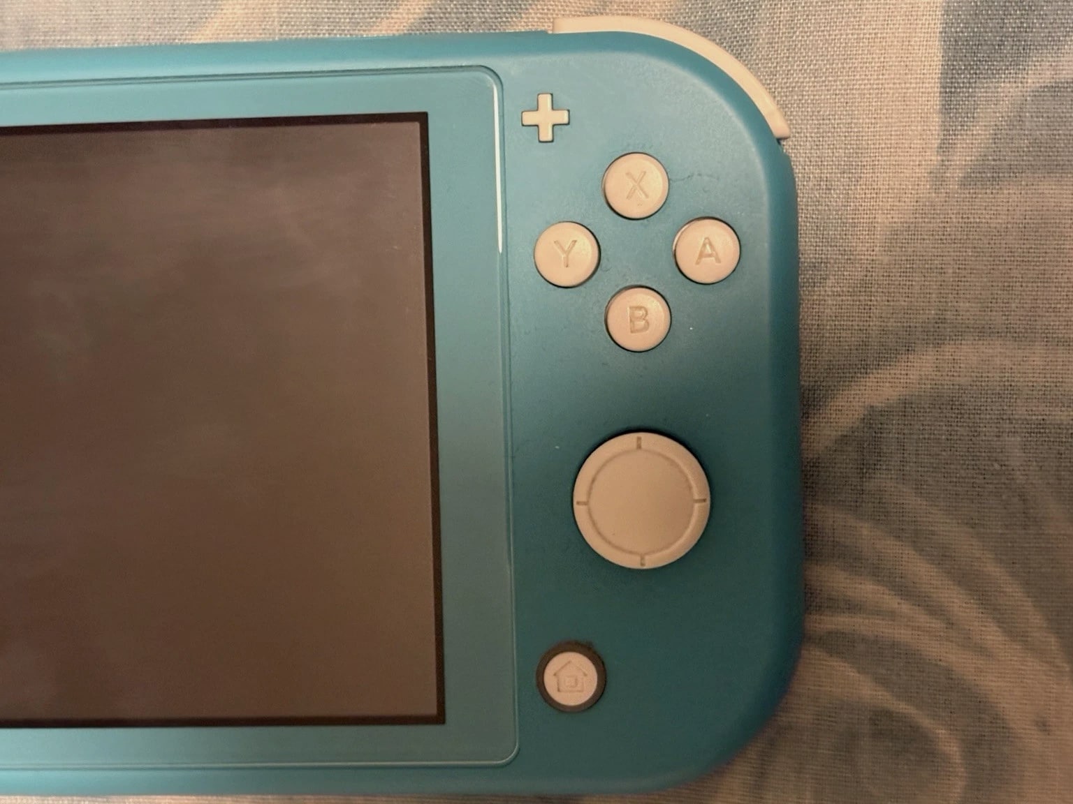 Nintendo Switch Lite Blue Bundle 128GB SD Card + Charger + Screen Protector