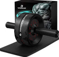 VINSGUIR Ab Roller Wheel, Abs & Core Workout Equipment for Home Gym with Knee Pa