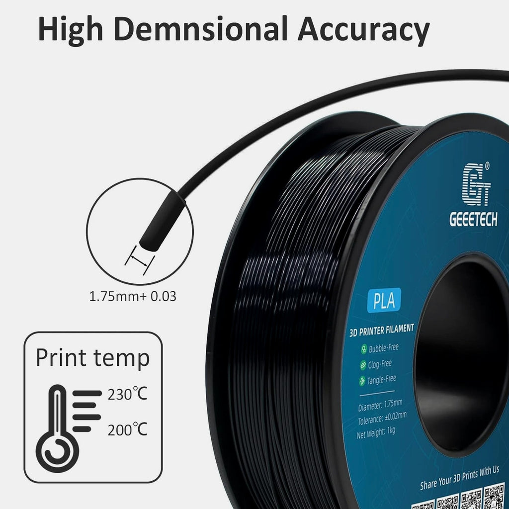 Silk PLA Filament 1.75mm for 3D Printer, Shiny Metal-Like 3D Filament 1Kg