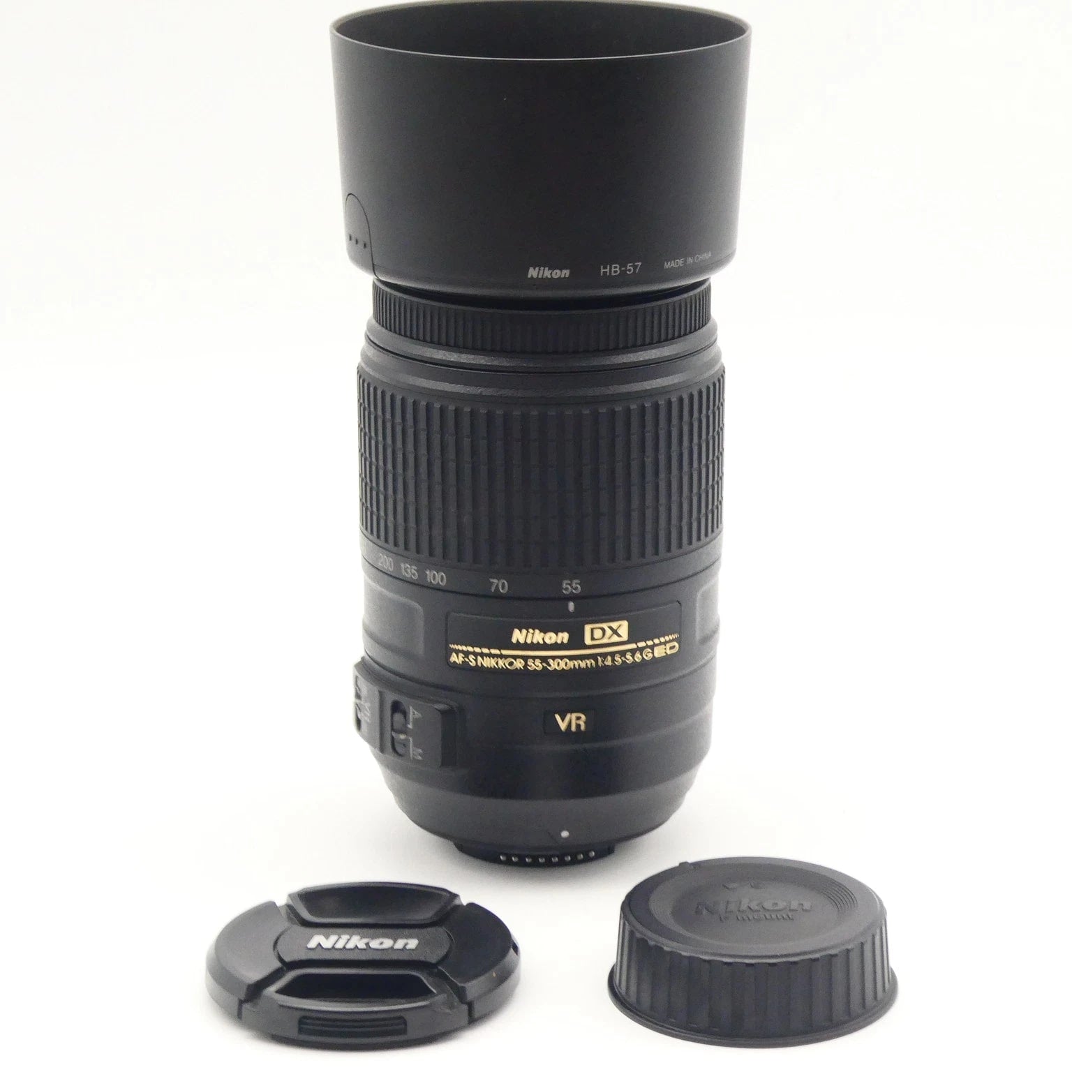 *READ Nikon Nikkor 55-300mm f/4.5-5.6 VR AF-S ED Zoom F-Mount Lens #736