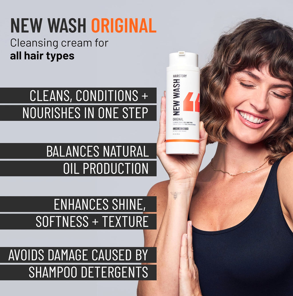 Hairstory New Wash Original and Pre-Wash Scalp Rinse Duo