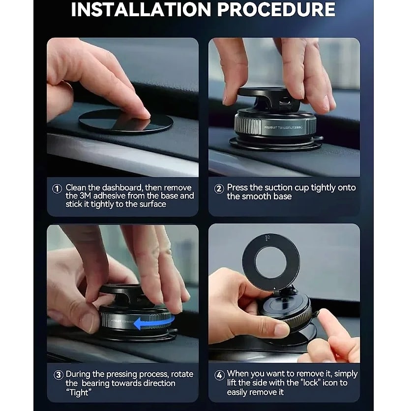 JOYROOM Magsafe Car Mount with 360 Adjustable Metal Arm