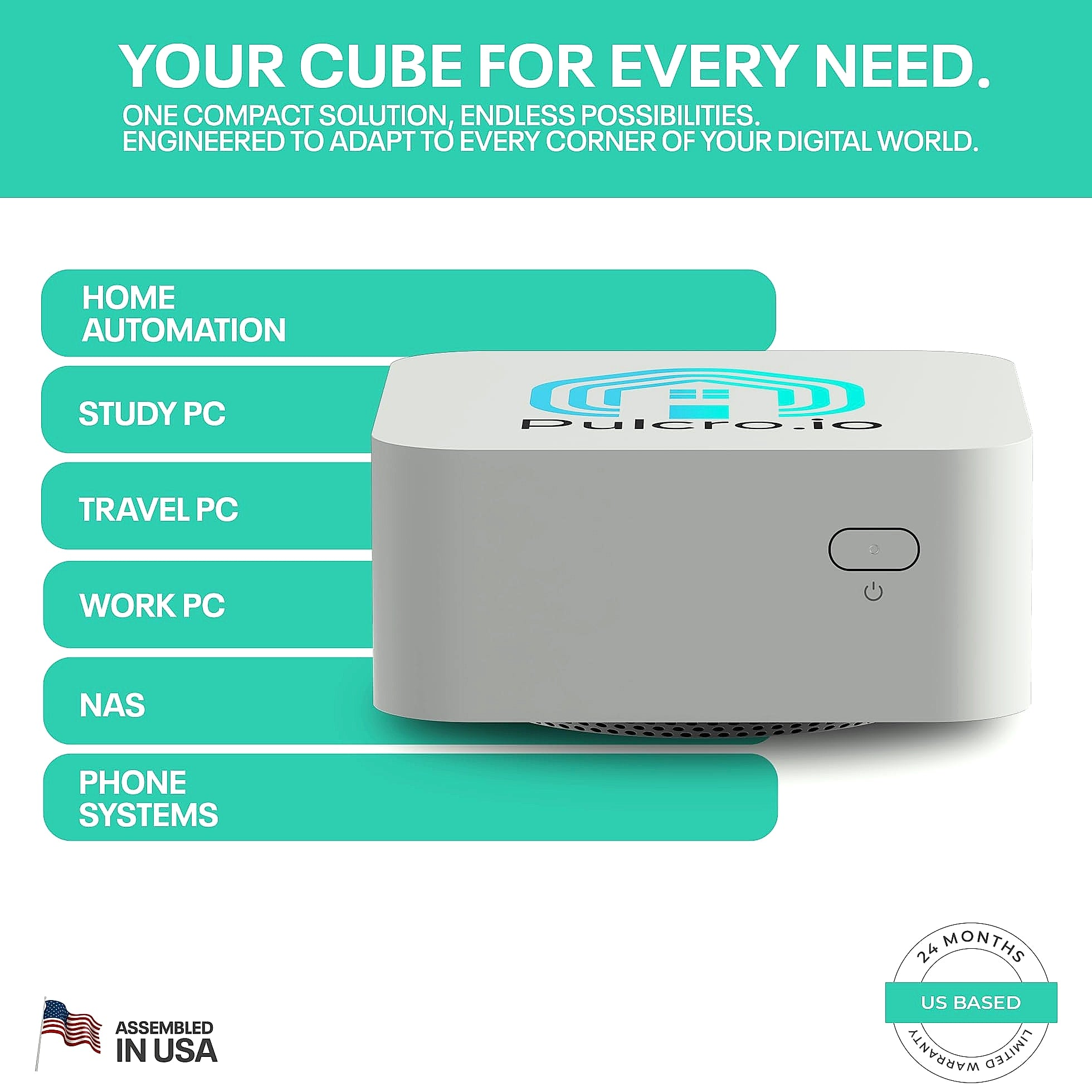Pulcro.io TK QBE Mini PC N150 Home Assistant Hub