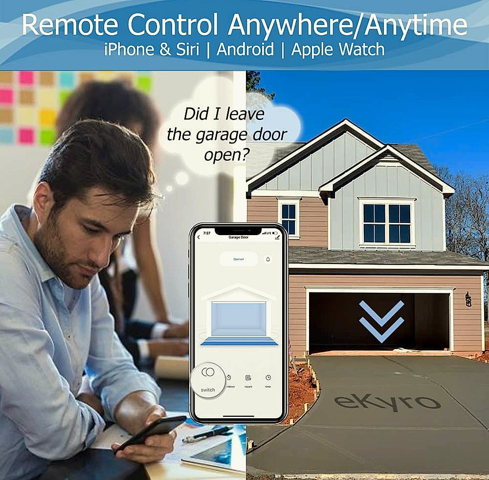 eKyro Smart Garage Door Opener WiFi Remote Controller