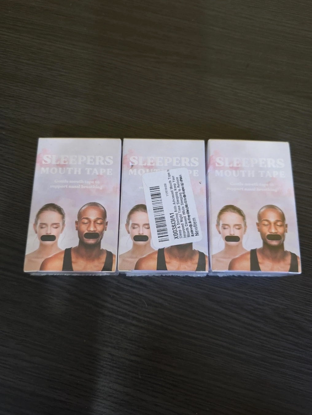 3 Pcs Mouth Tape 90 Strips Gentle for Better Nose Improved Breathing-Effect