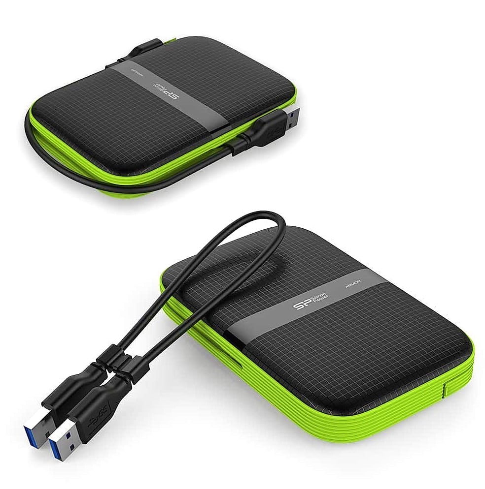 Silicon Power 4TB Rugged Armor A60 Military-grade Shockproof/Water-Resistant USB 3.0 2.5" External Hard Drive for PC, Mac, Xbox One, Xbox 360, PS4, PS4 Pro and PS4 Slim, Black