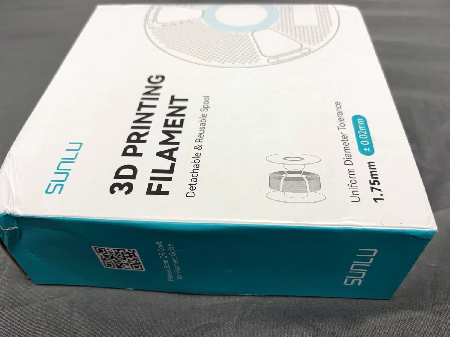SUNLU ABS+Glass Fiber 1KG Natural 1.75mm 3D Printing Filament, NEW