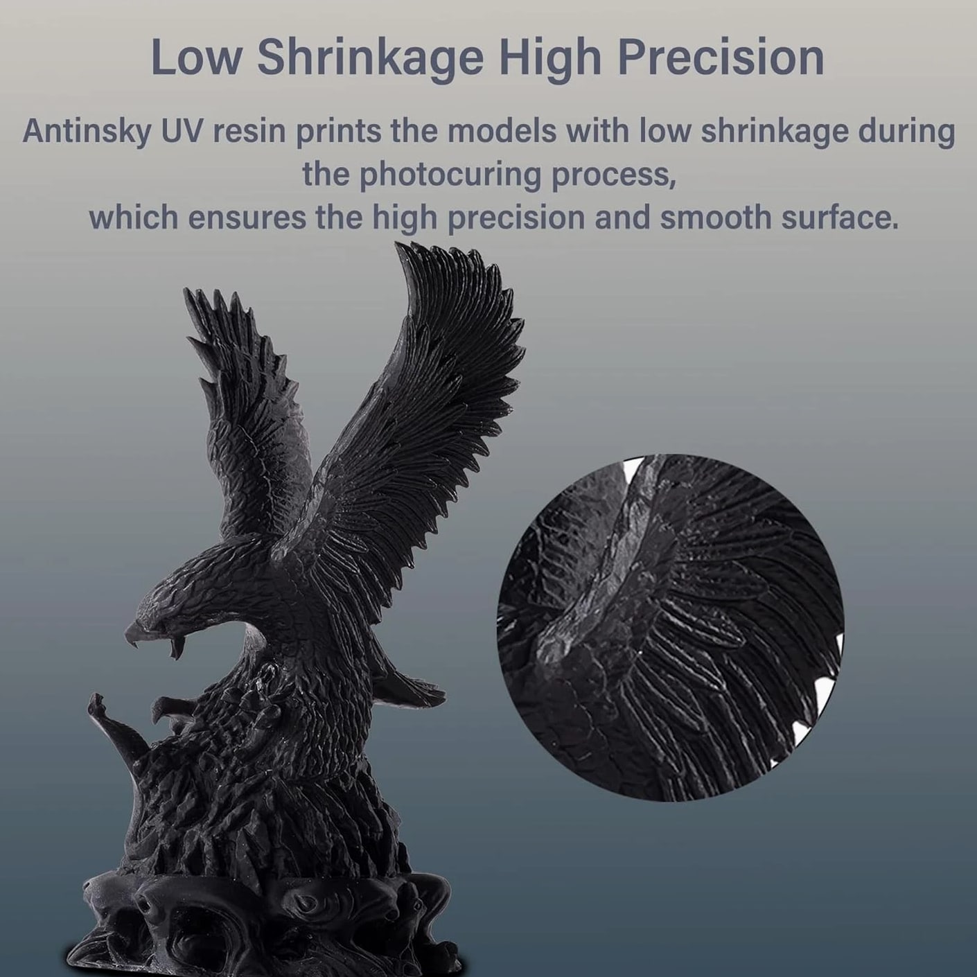 Antinsky Standard Lite Resin 3D Printer UV-Curing Resin 405nm Photopolymer