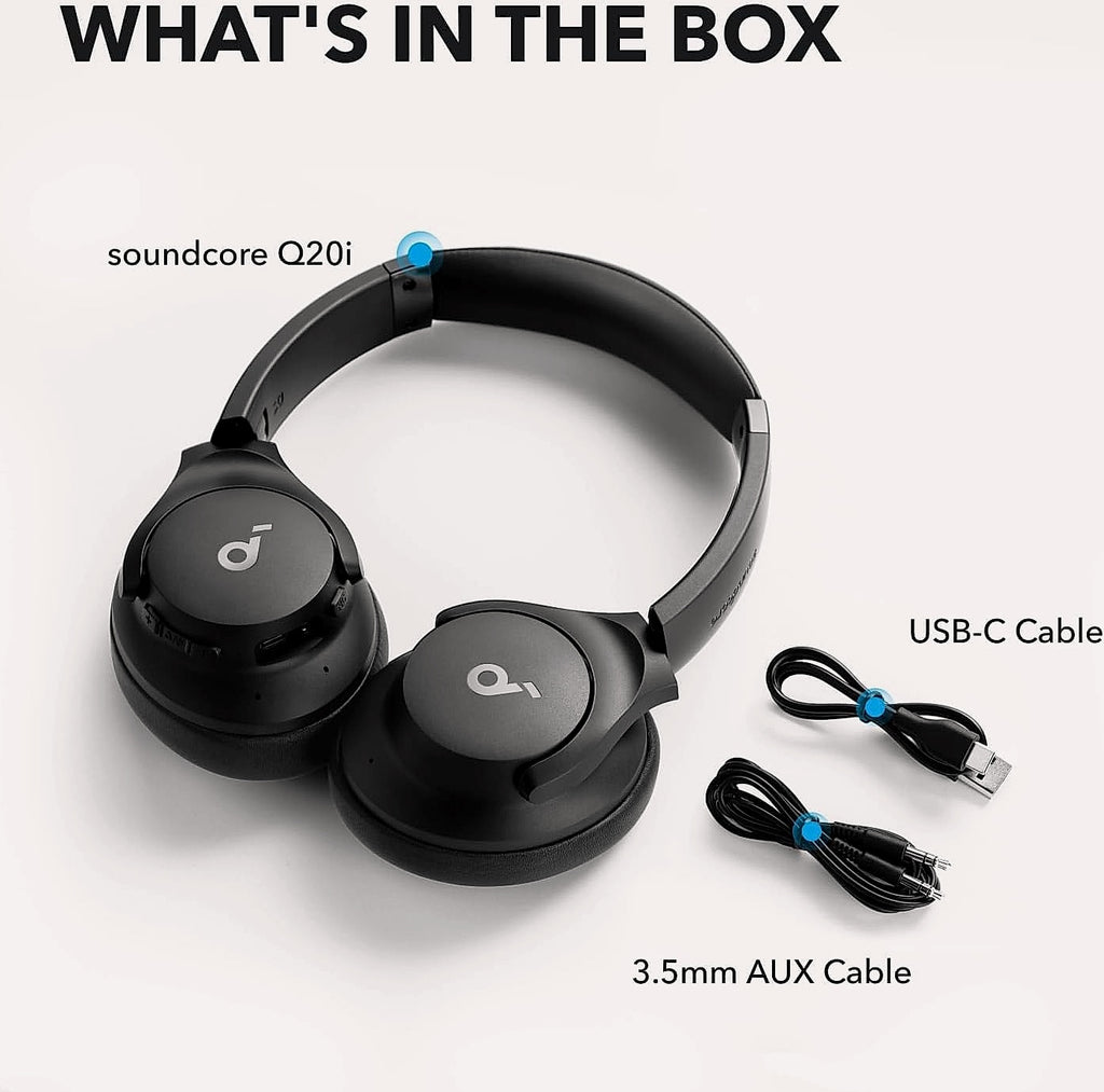 Soundcore Q20i Hybrid Active Noise Cancelling Wireless Headphones