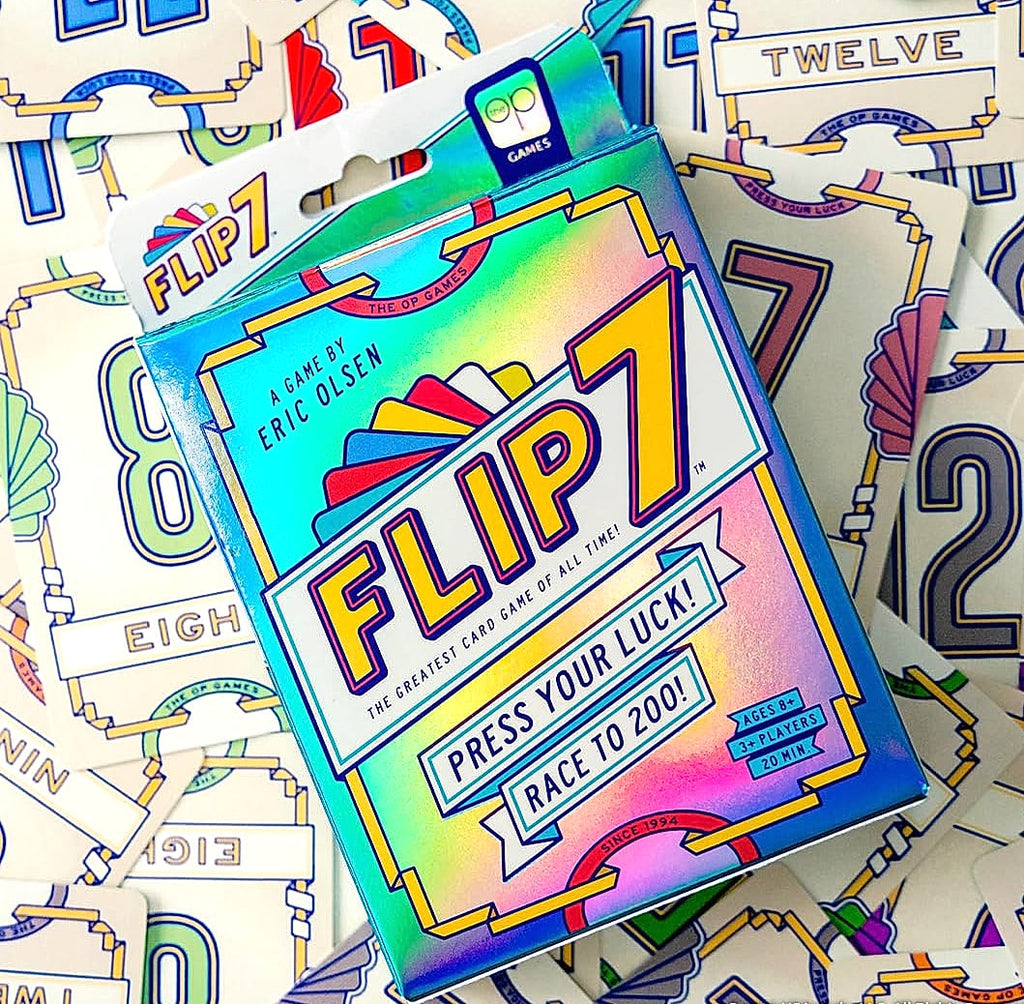 USAOPOLY Flip 7 Card Game for Press Your Luck and Strategy