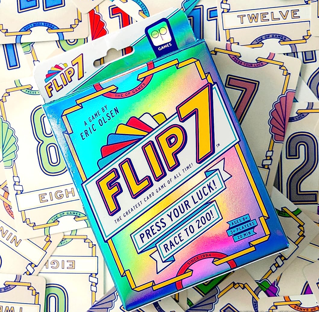 USAOPOLY Flip 7 Card Game for Press Your Luck and Strategy
