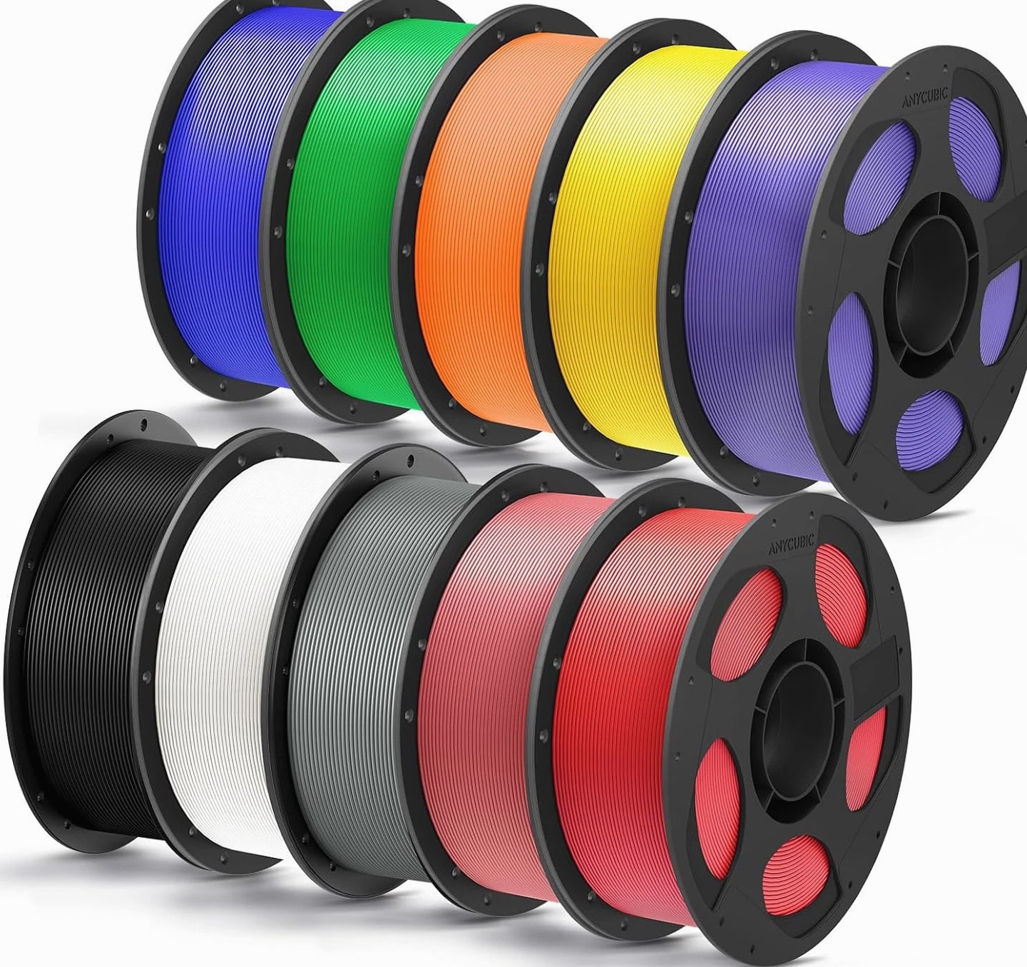 PLA plus (PLA+), 3D Printer Filament 1.75Mm Bundle, High Toughness, 1KG Spool, B