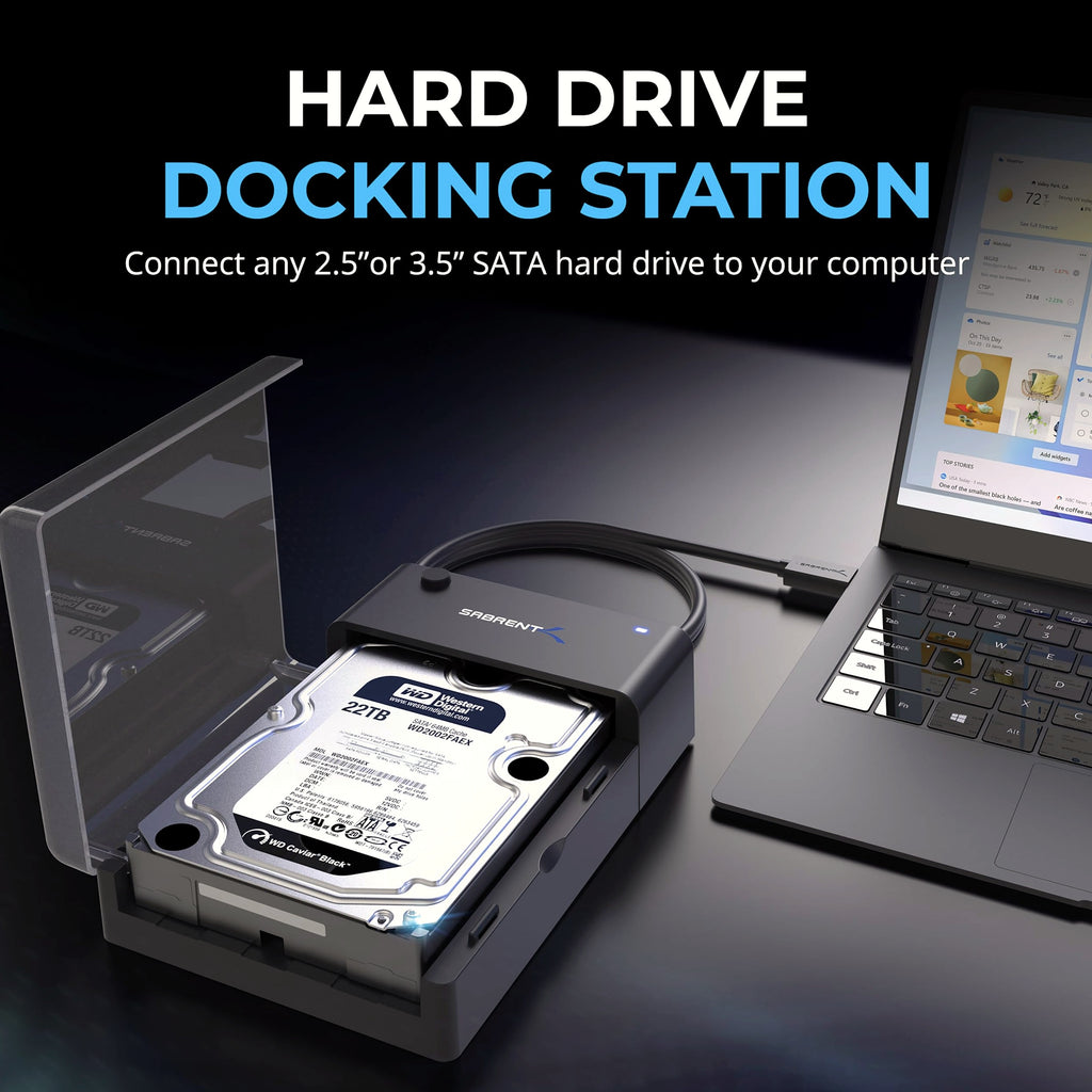 SABRENT EC-DFLT USB 3.0 SATA Hard Drive Docking Station