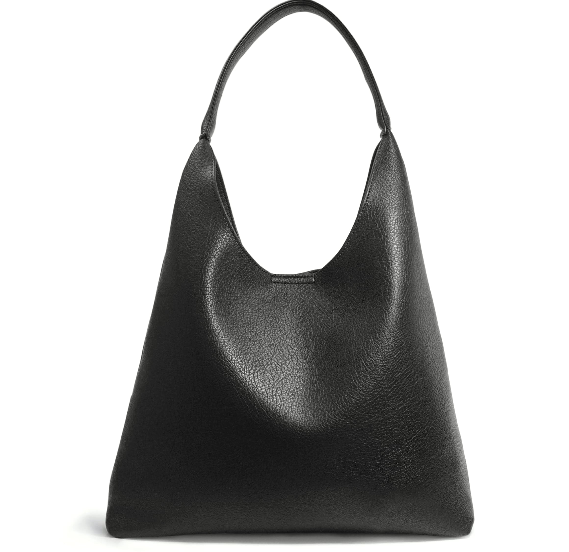HOXIS Hobo Bag Women Soft Vegan Leather Shoulder Handbag