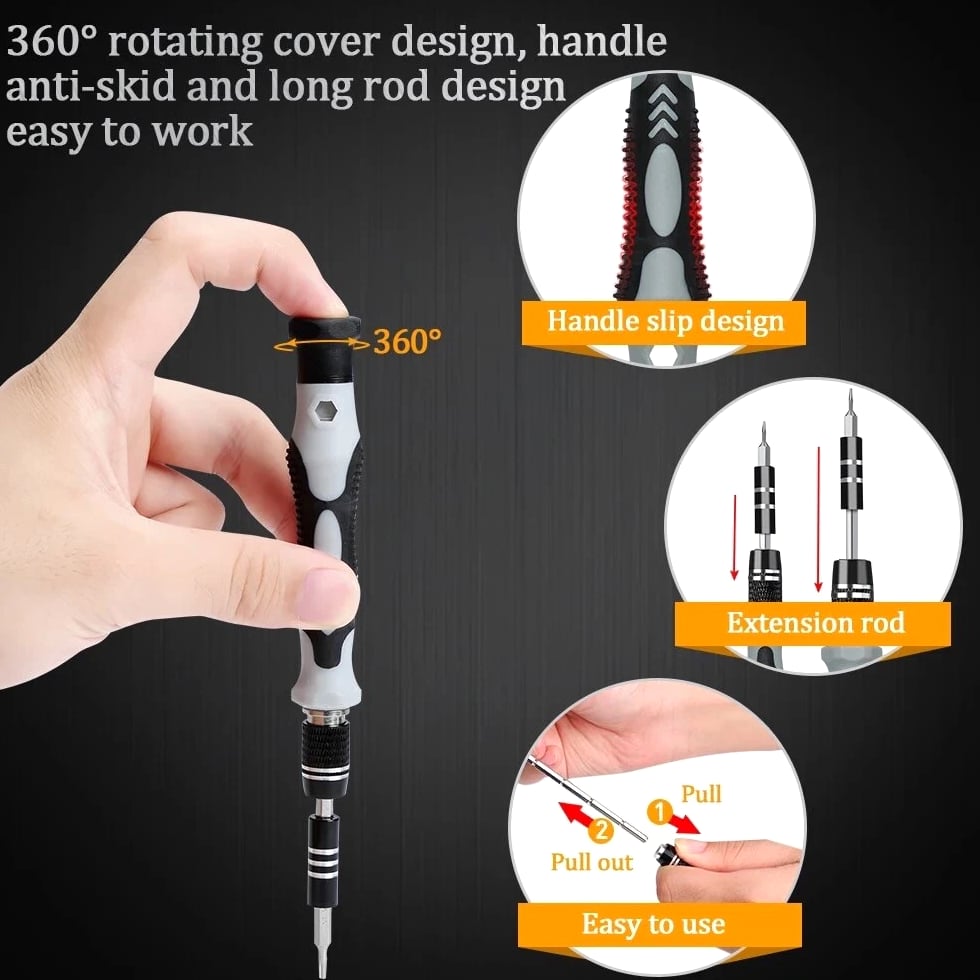 Pro Essential Electronics Toolkit Computer Laptop Smartphone screwdriver Gadgets