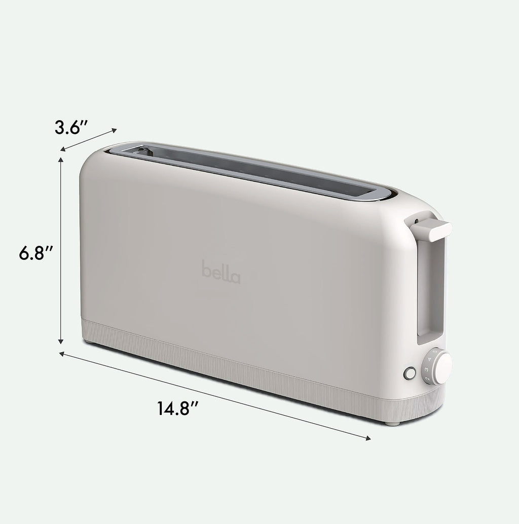 Bella 2 Slice Slim Toaster 900W with 10" Long Slot
