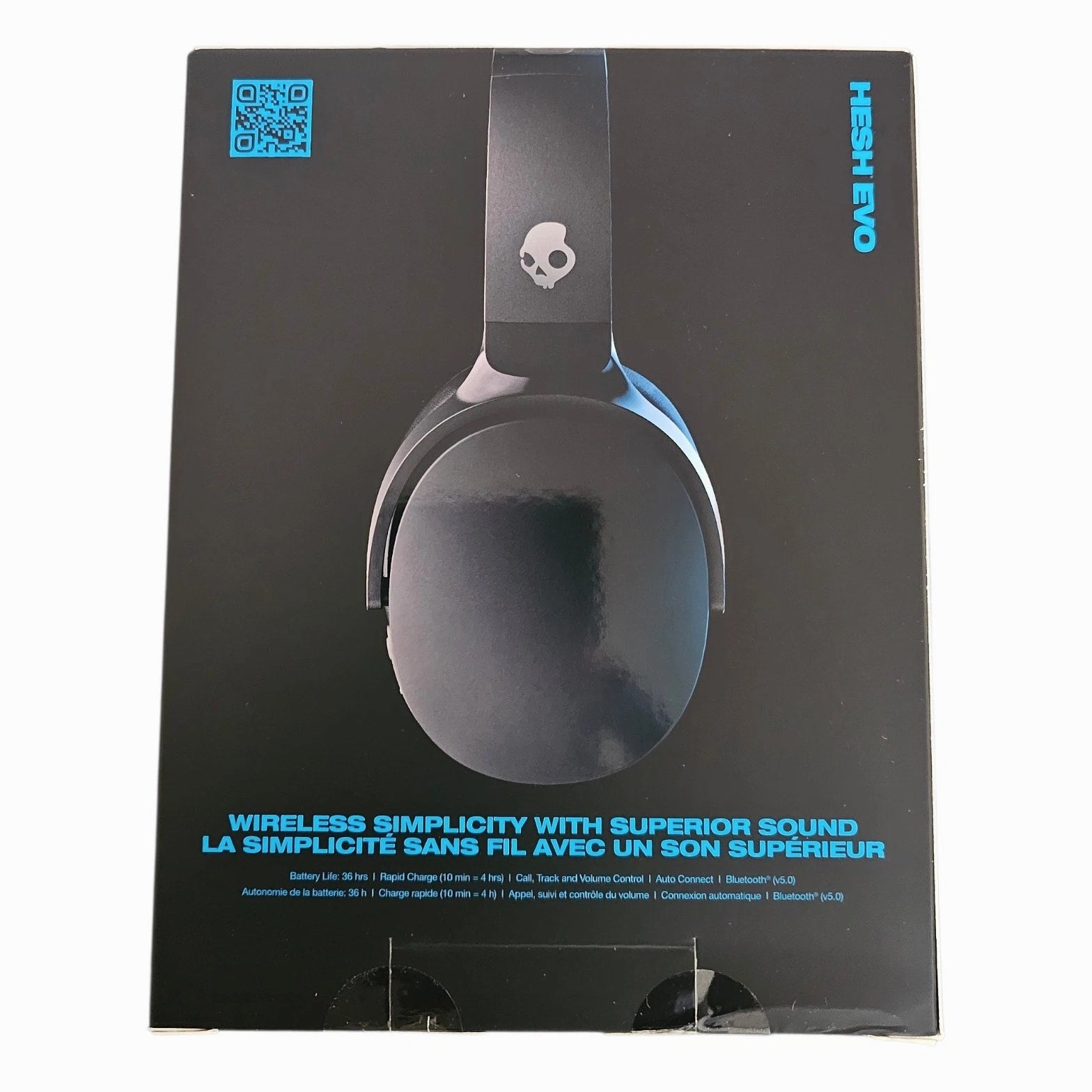 Skullcandy Hesh Evo Over-Ear Bluetooth Headphone- Black ( New & sealed) 36hrs