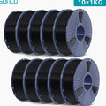 SUNLU 10×1KG 1.75MM PETG Filament High toughness 3D Printer Consumables