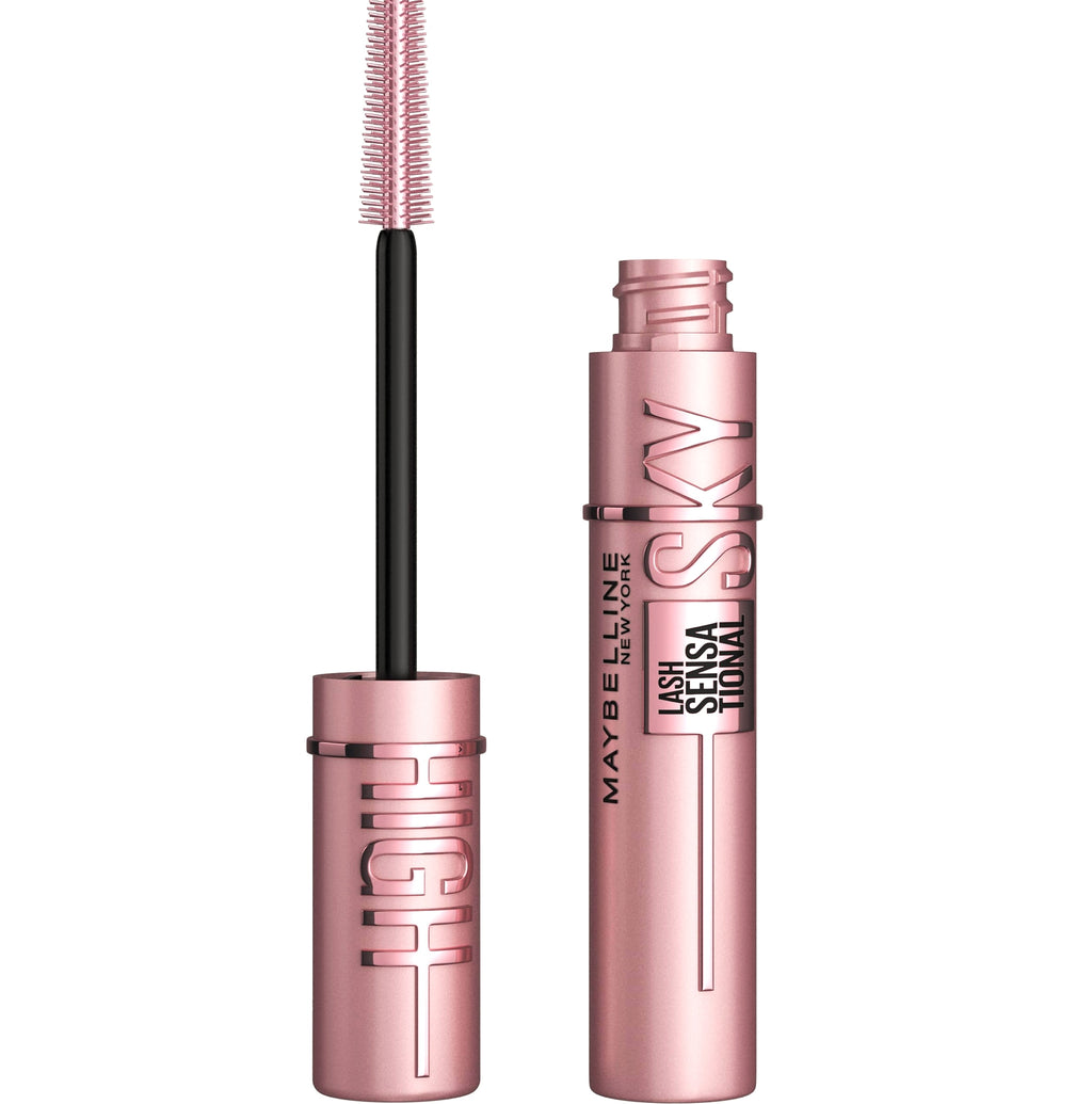 Maybelline Lash Sensational Sky High Washable Mascara, Blackest Black