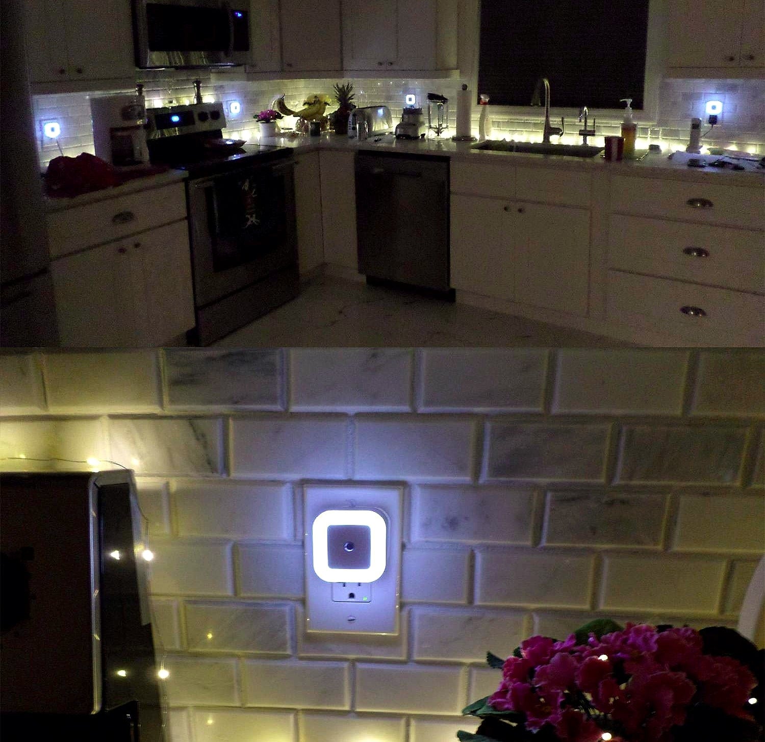Uigos LED Night Light with Dusk to Dawn Sensor, 6-Pack