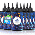 Jewelry Maker UV Resin Kit - 2000g Crystal Clear Epoxy 8x250g