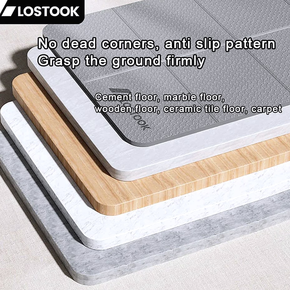 Lostook 4mm TPE Foldable Yoga Mat 183x61cm for Travel