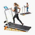 Walking Pad with Incline - Portable Treadmill with Handle Bar for Home Office U...