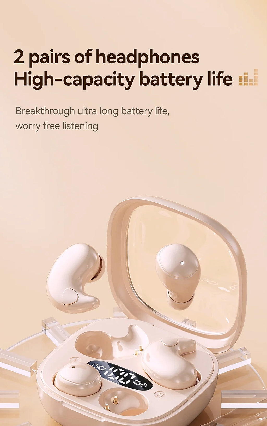 ESTG M126 Sleep Earbuds Bluetooth Headset Comfortable Wear