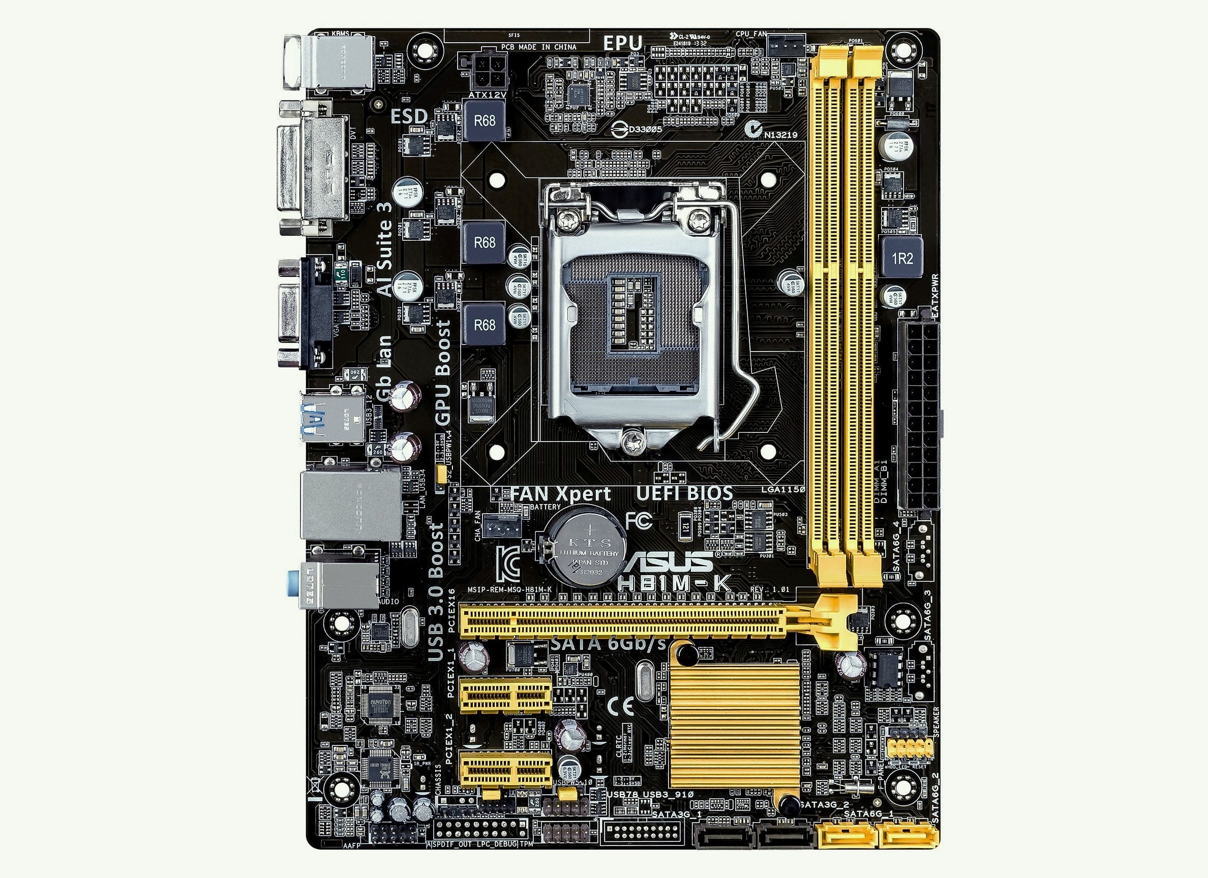 Asus H81M-K Micro ATX LGA1150 Motherboard DDR3
