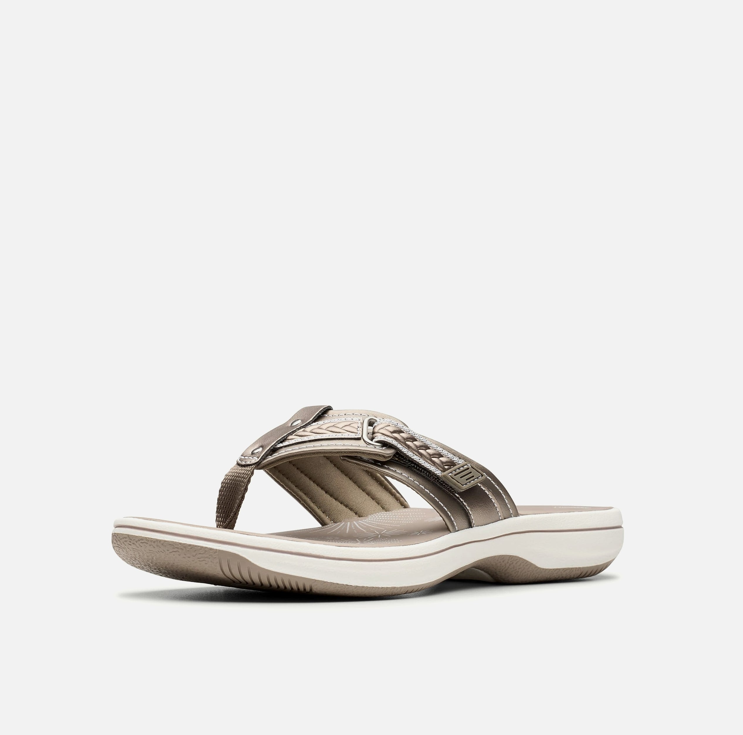 Clarks Women's Breezey Sun Sandal with Cloudstepper Comfort