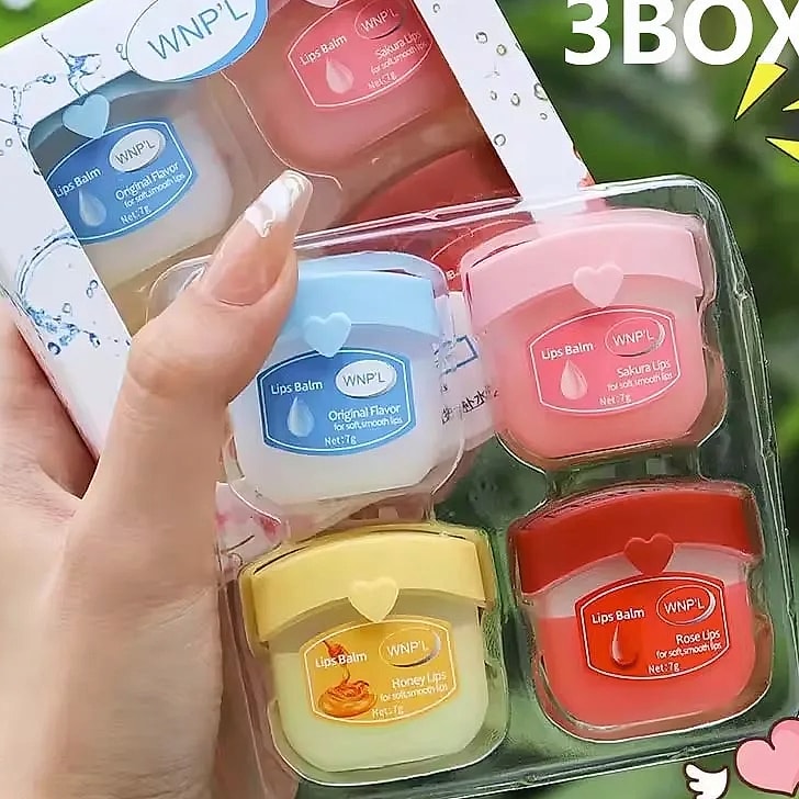Fruit Series Lip Balm Set, 4/6/8 Pack Moisturizing Lip Care