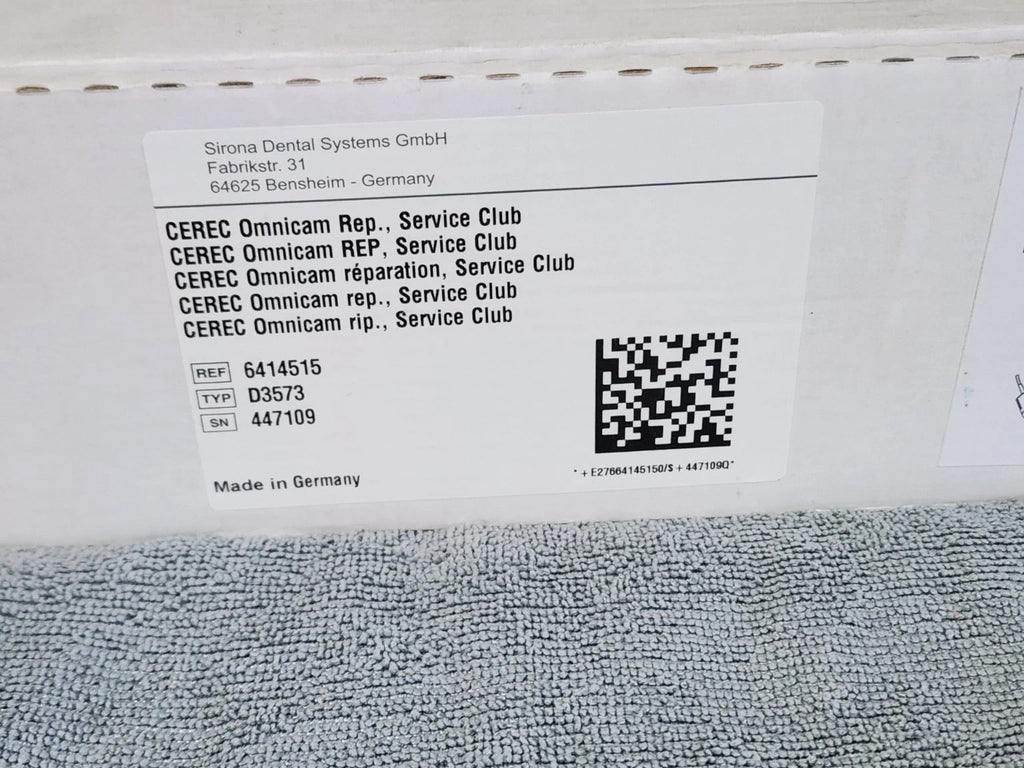 SALE: Sirona CEREC OMNICAM SCANNER 6414515 with Calibration Kit (In-Box)